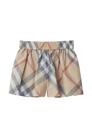 shorts in cotone beige BURBERRY KIDS | 8089751A2205